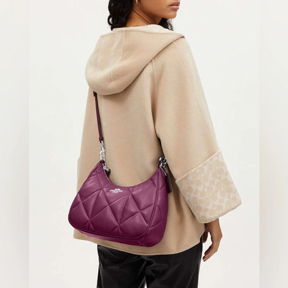Teri Hobo Bag With Puffy Diamond Quilting - Picture 2 of 6